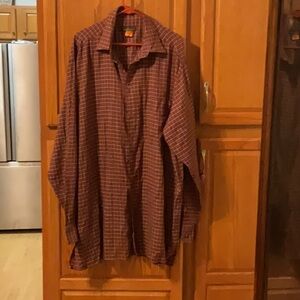 EUC men’s Italian dress shirt ZEGNA  size XL tall